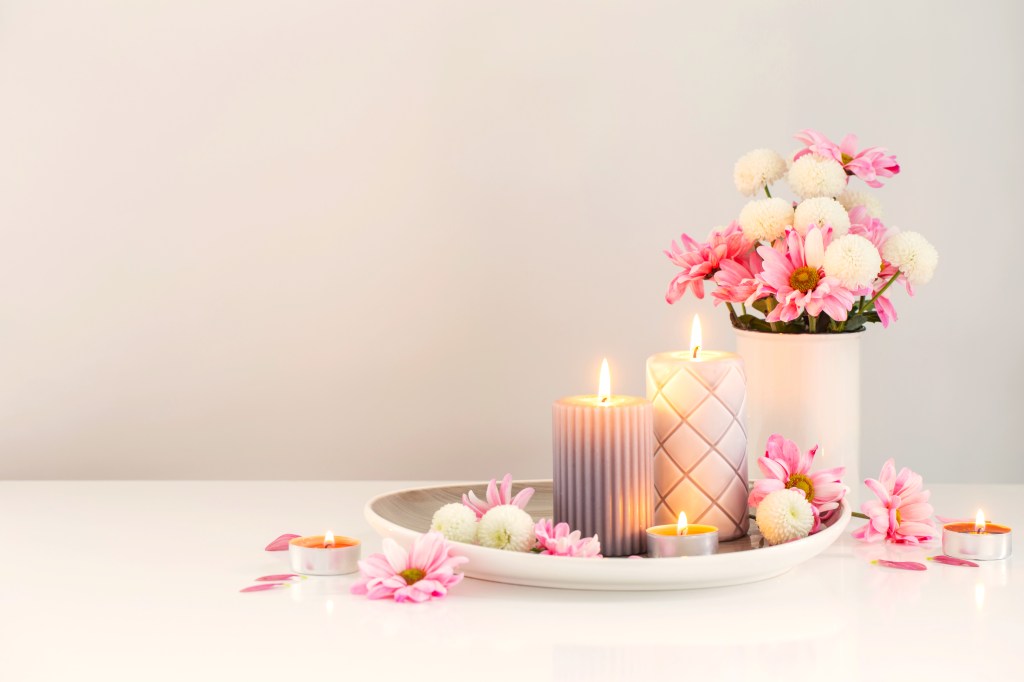 Mother's Day Ideas: Floral Candlescape