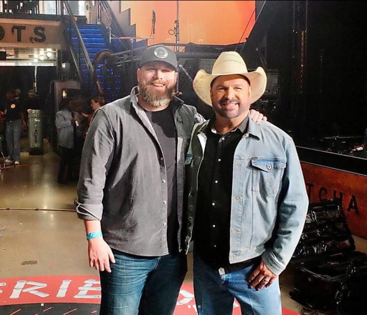Scotty Hasting with Garth Brooks, who is the reason he fell in love with country music