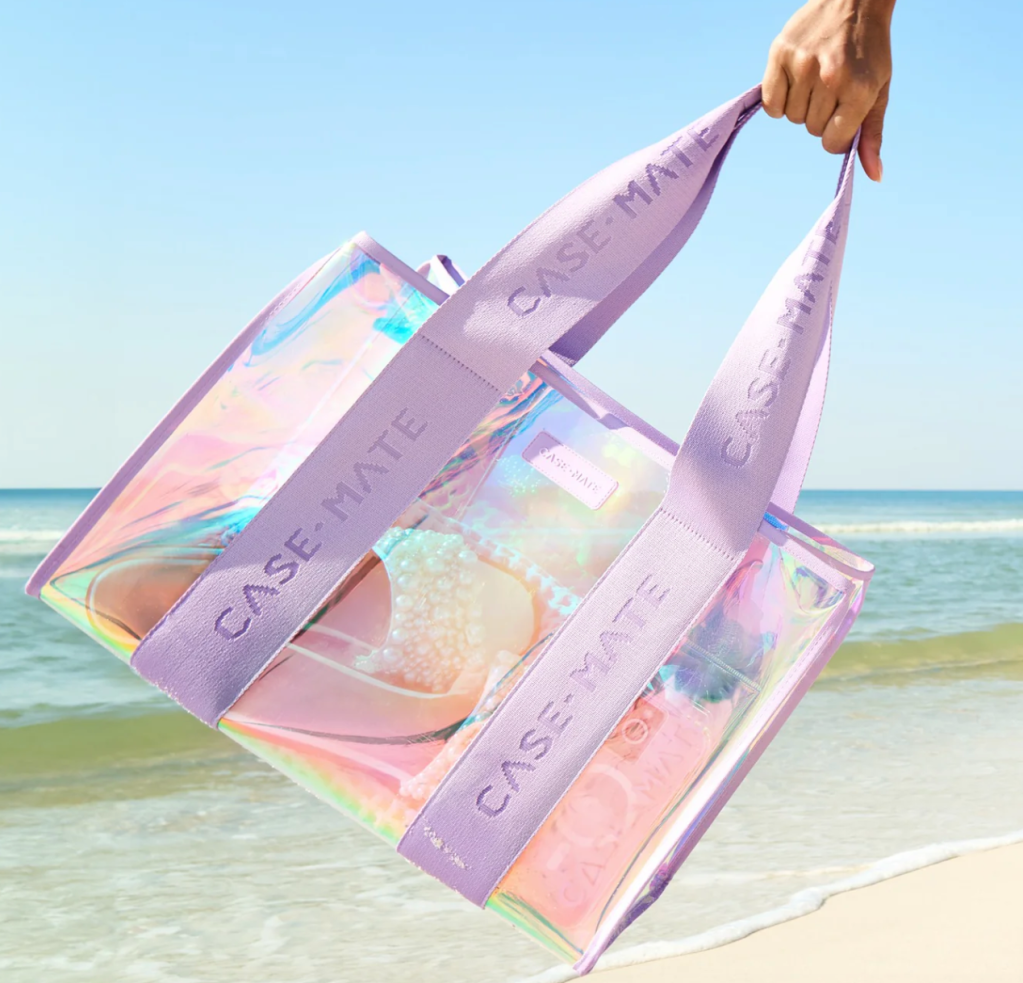 Soap Bubble Beach Tote with Phone Pouch from Case-Mate