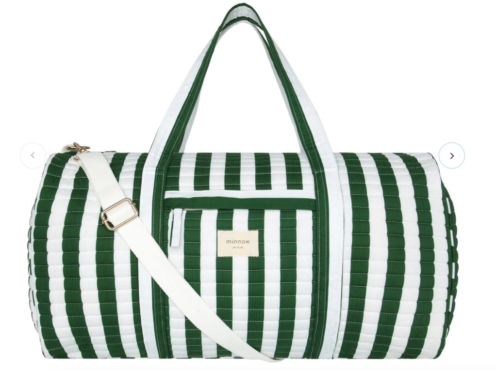 Charleston Green Cabana Stripe Weekender Bag