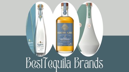 Images of three tequilas with text that says 'Best Tequila Brands.'