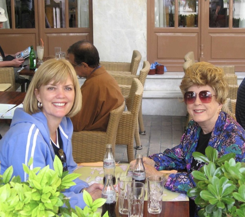 Karen McJay and her mother before she passed