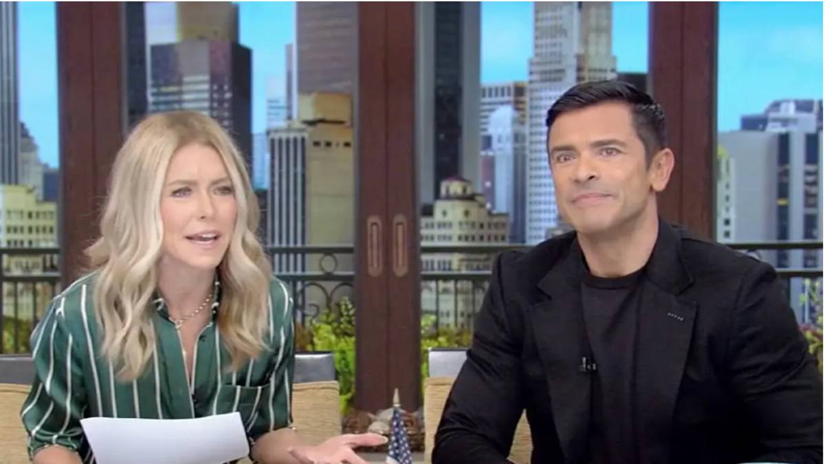 Kelly Ripa and Mark Consuelos talking about Menopause