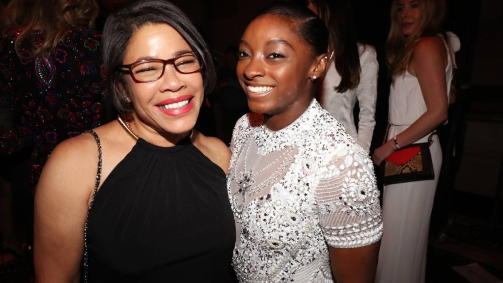 Simone Biles' Mom and Simone Biles together