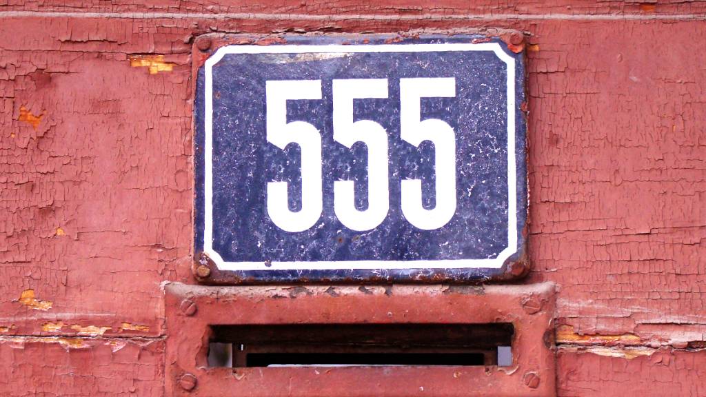 The number 555