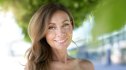 mature woman makeup outside smiling