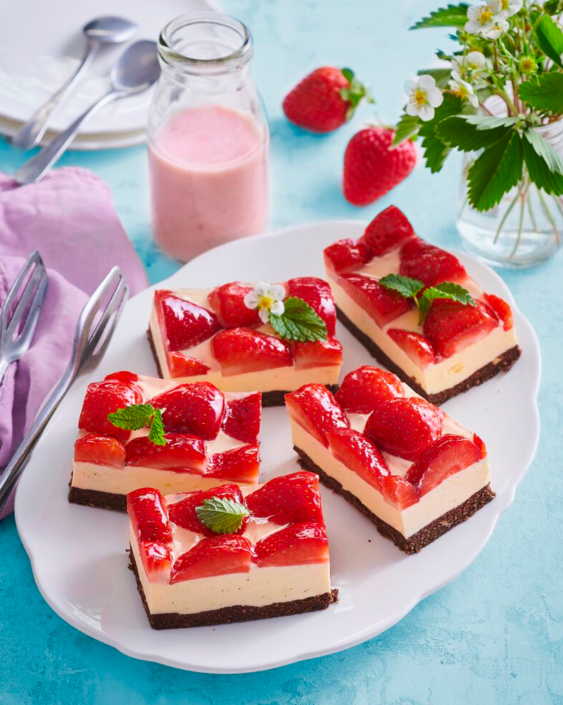 Chocolate coconut cheesecake bars