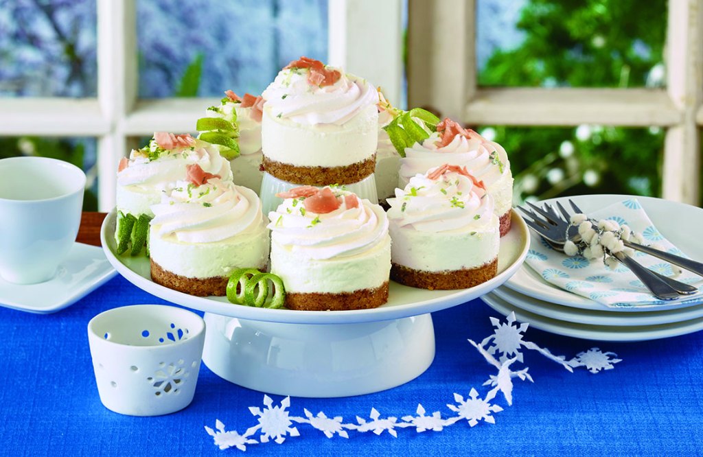 mini keylime cheesecakes