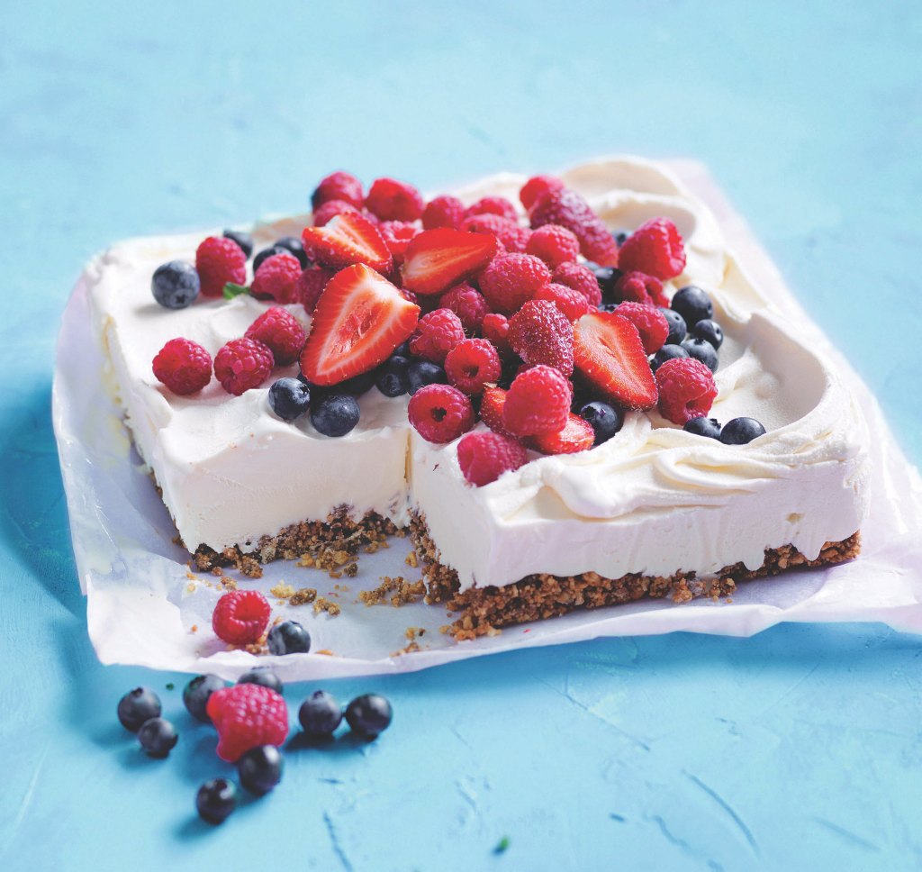 Berry Ice Cream Cake