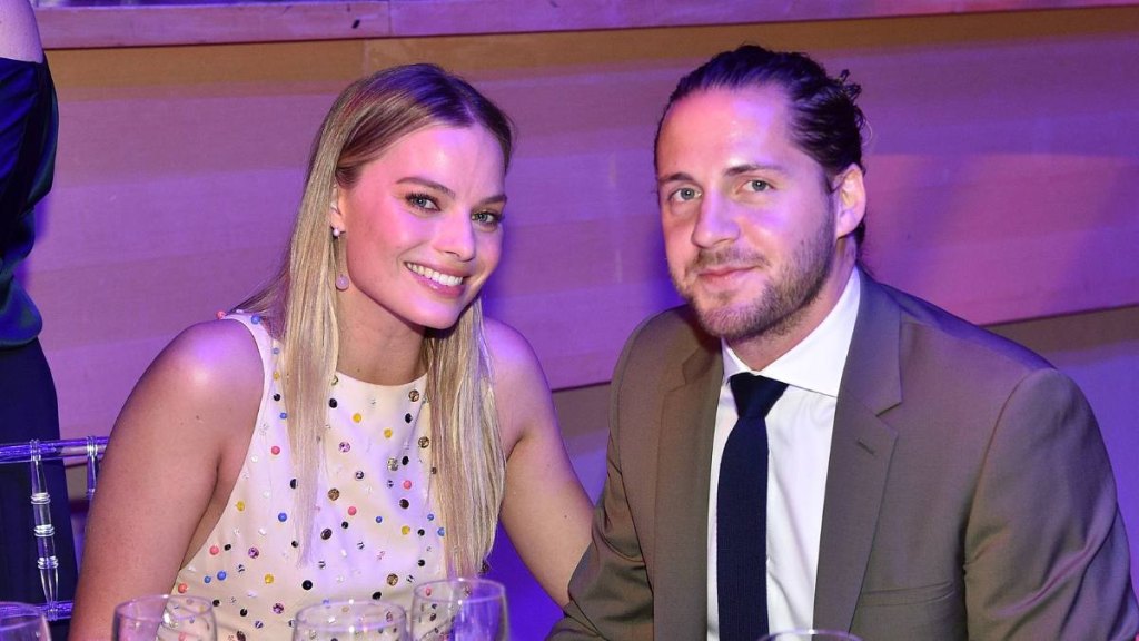 Margot Robbie and Tom Ackerley in 2017