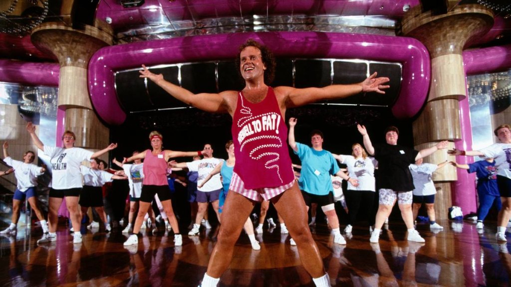 Richard Simmons during a weight loss cruise (1996)