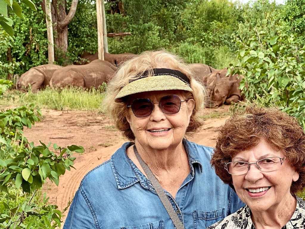 Sandy and Ellie, in Zambia.