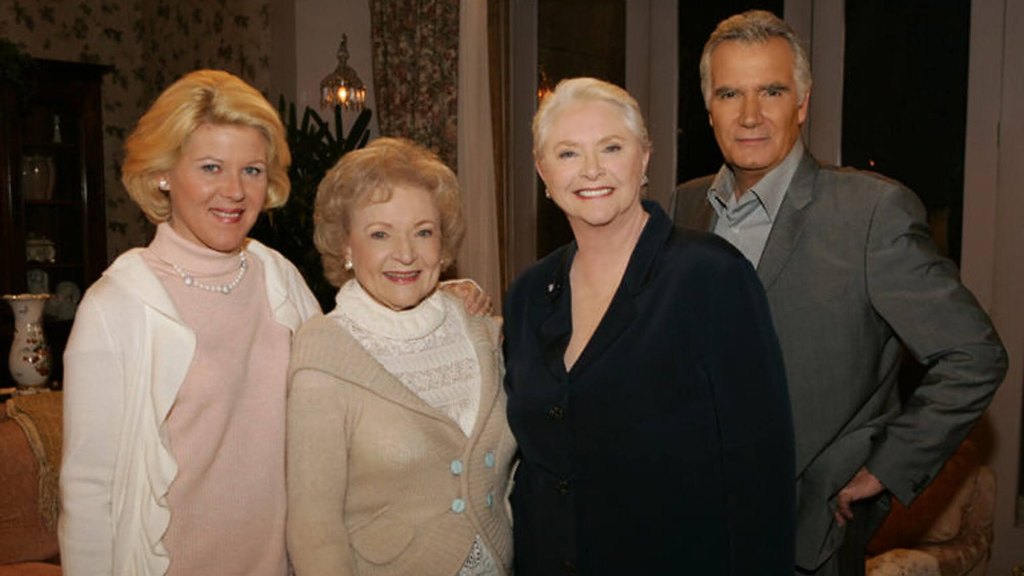 Alley Mills, Betty White, Susan Flannery and John McCook