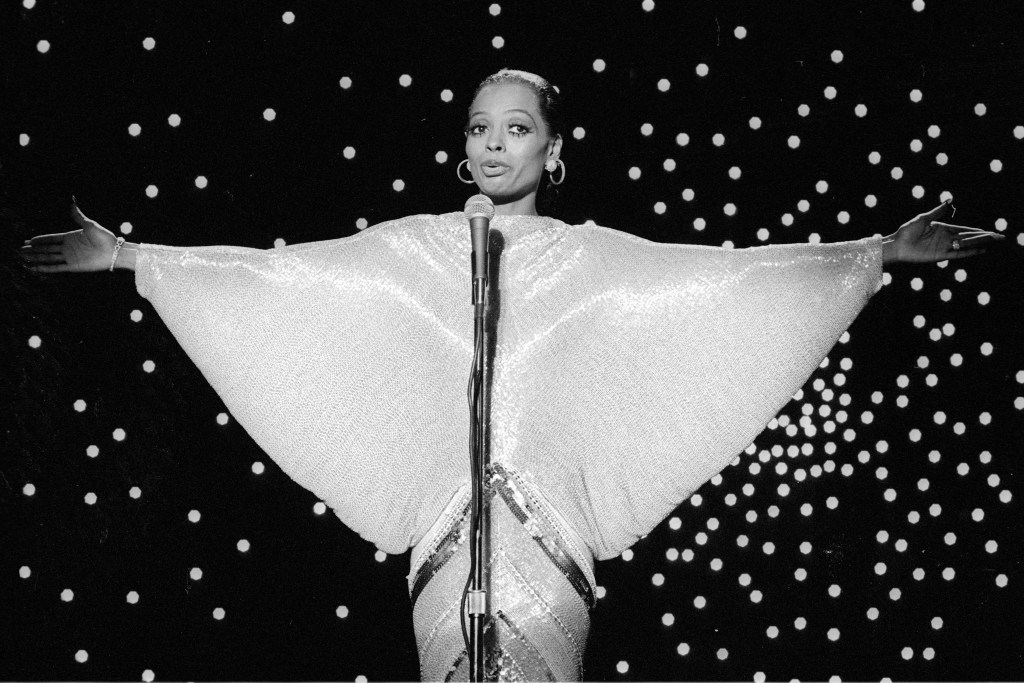 Diana Ross onstage in 1976