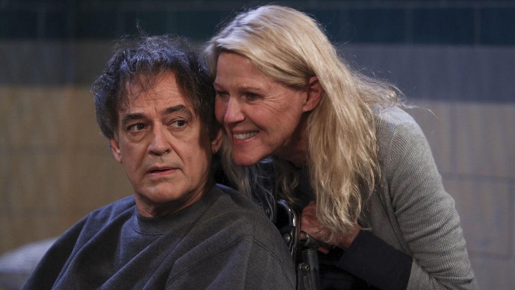 The actress with Jon Lindstrom