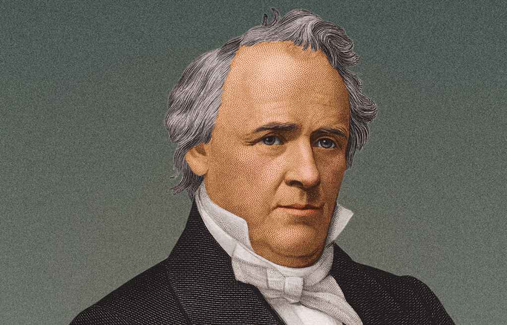 circa 1845: James Buchanan (1791 - 1868), fifteenth president of the United States of America: Real Presidents on Film