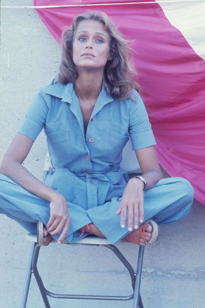 Model Lauren Hutton in 1976