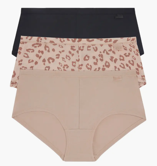 DKNY Assorted 3-Pack Stretch Modal Boyshorts 