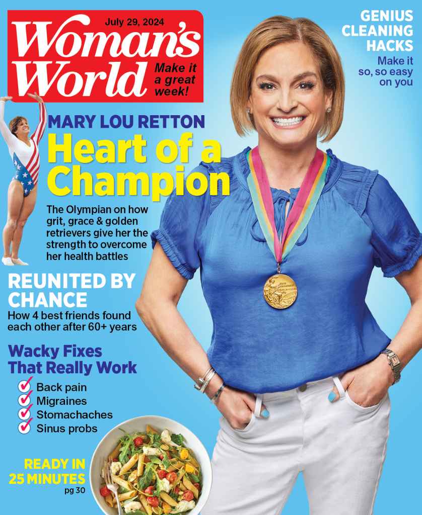 Mary Lou Retton on the cover of Woman's World