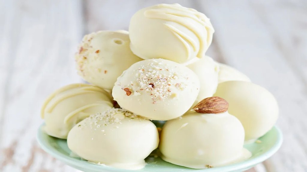 white chocolate truffles