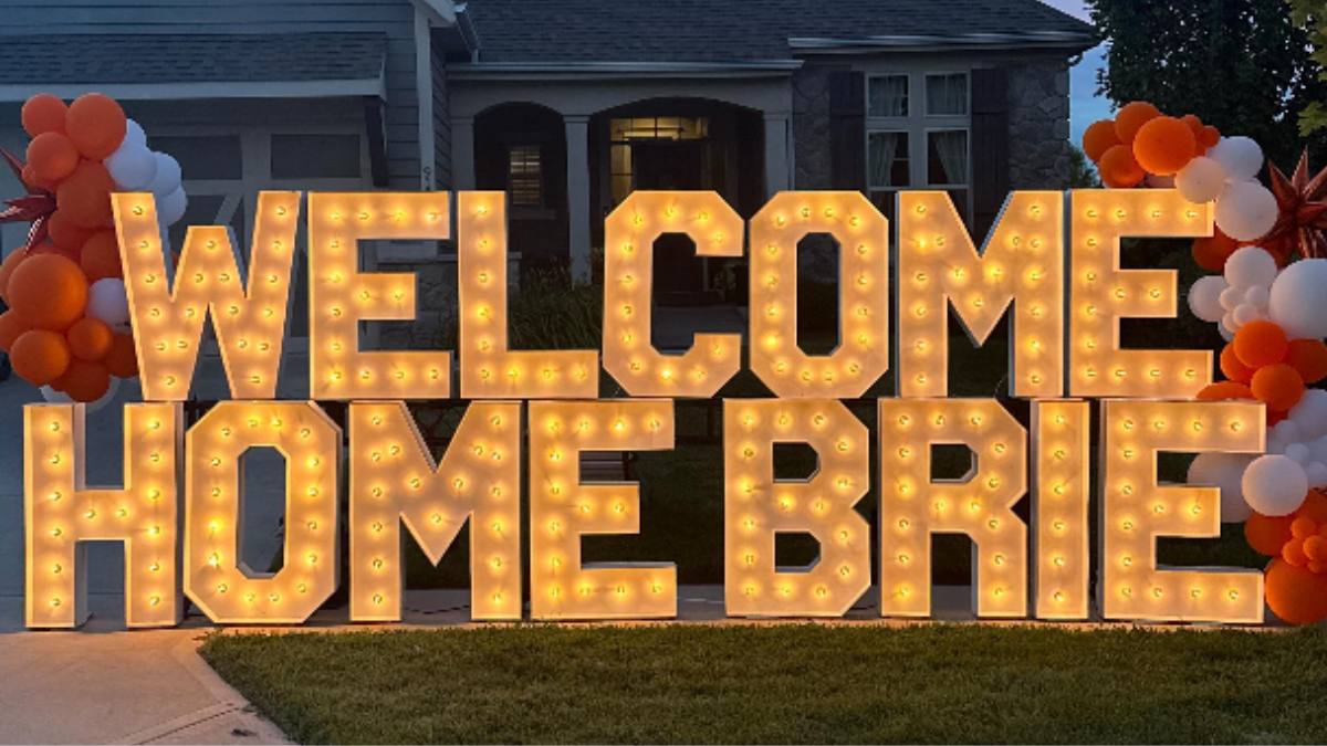 welcome home brie; viral mom