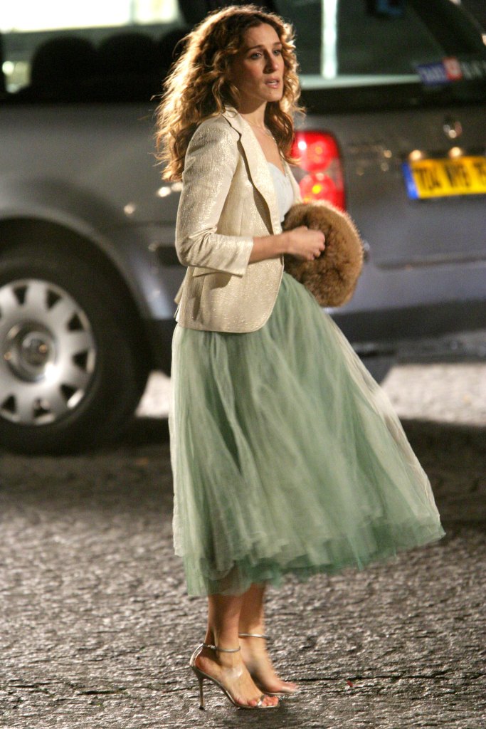 Carrie Bradshaw green tulle skirt