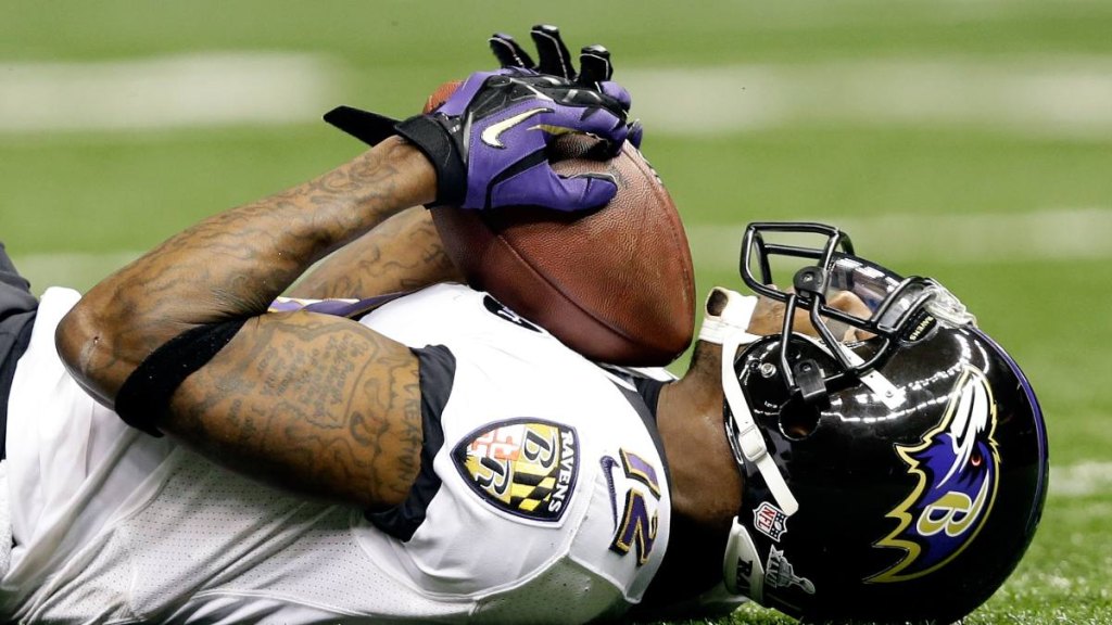 Jacoby Jones at Super Bowl XLVII (2013)