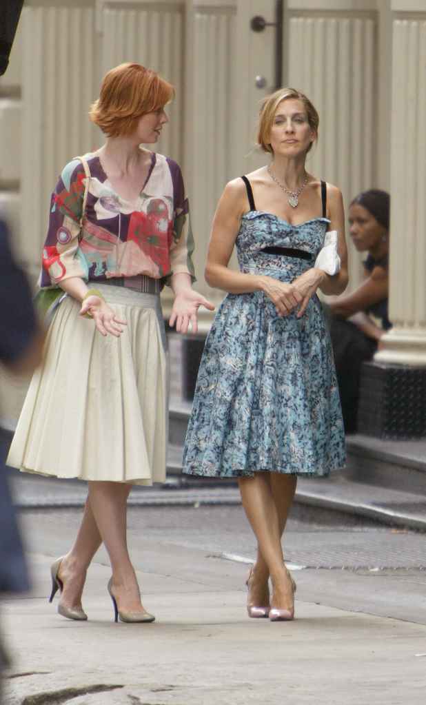 Miranda and Carrie outfits on Sex and the City
