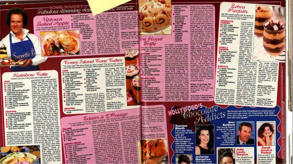 richard simmons dessert recipes