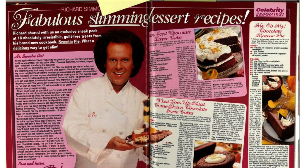 richard simmons dessert recipes