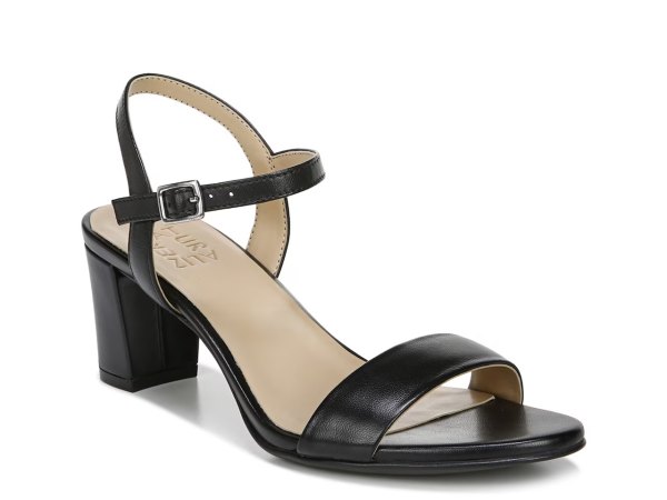 wide leg pants block heel