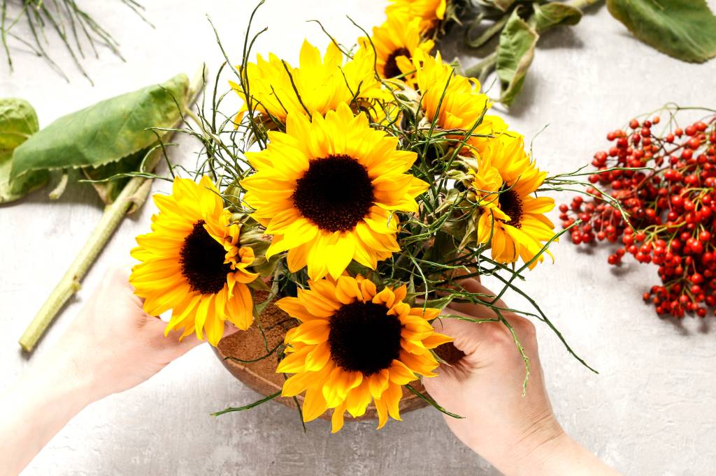 Sunflower bouquet
