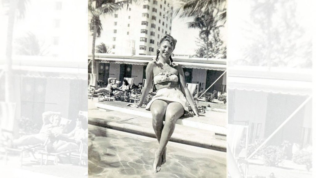 Mildred as a young woman, circa 1940s.