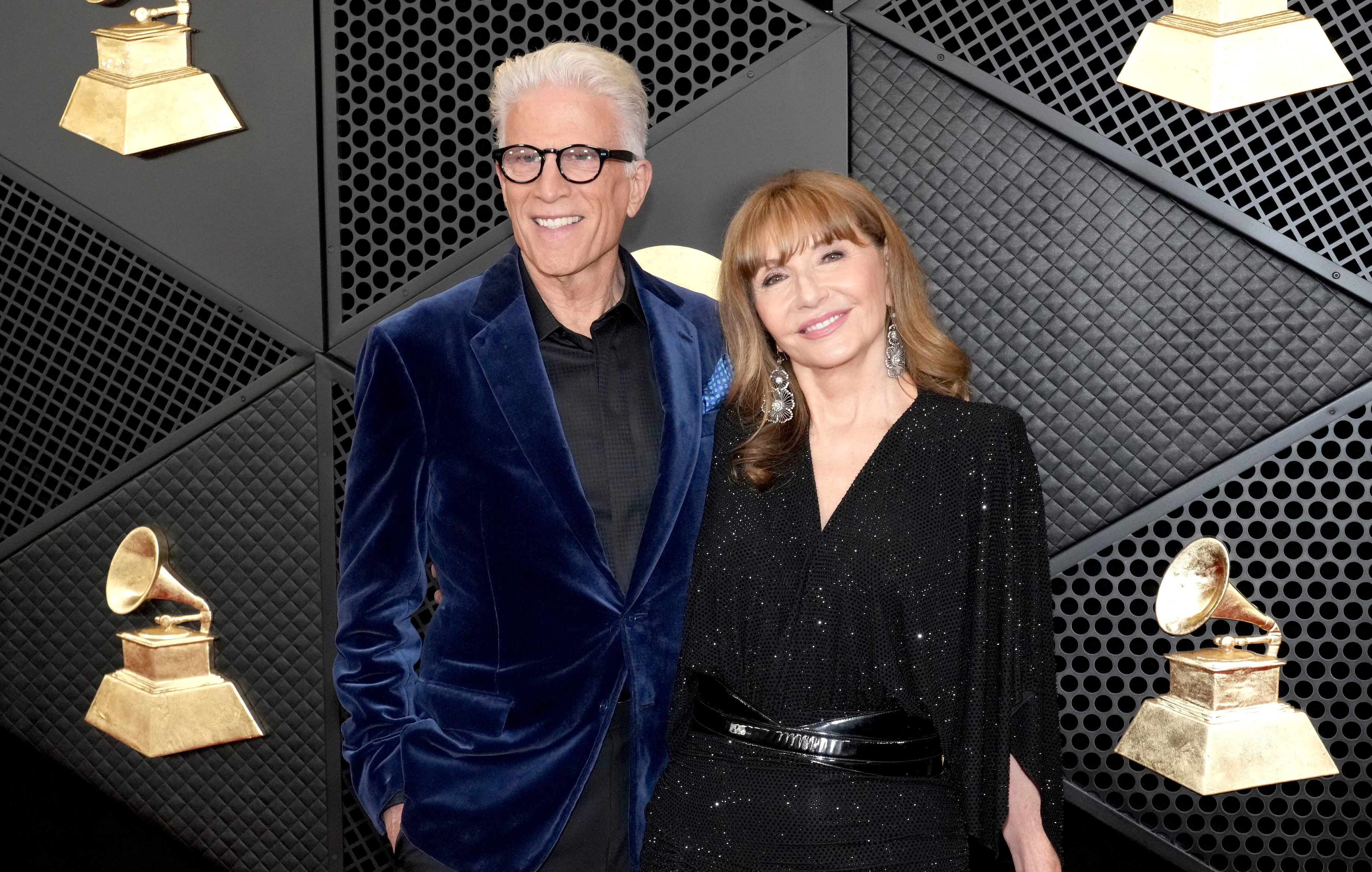 man and woman posing