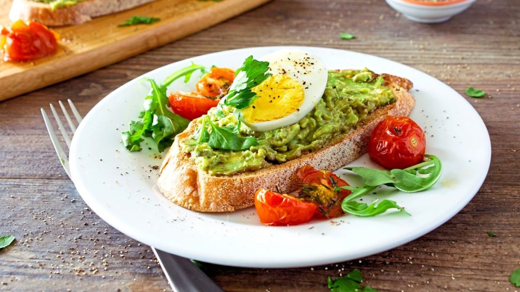Herb avocado toast  