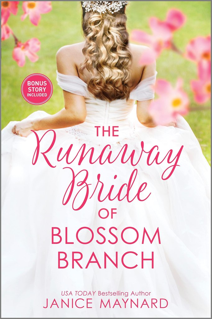 Book cover for The Runaway Bride of Blosson Branch by Janice Maynard WW Book club