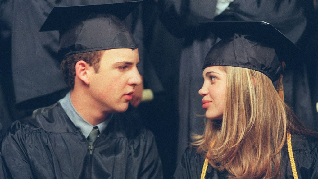 Danielle Fishel and Ben Savage in 'Boy Meets World' (1999)