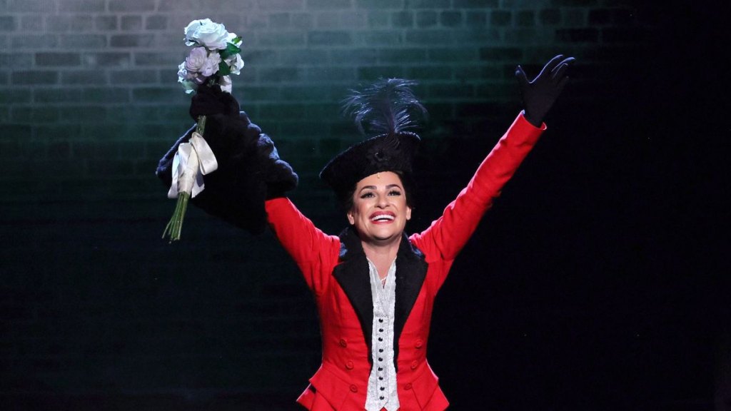 Lea Michele preforms in 'Funny Girl' at the 2023 Tony Awards