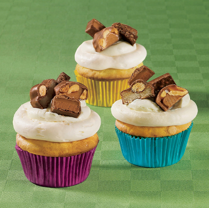Peanut butter and banana pudding cupcakes