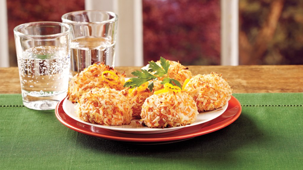 Marshmallow Surprise Sweet-Potato Puffs