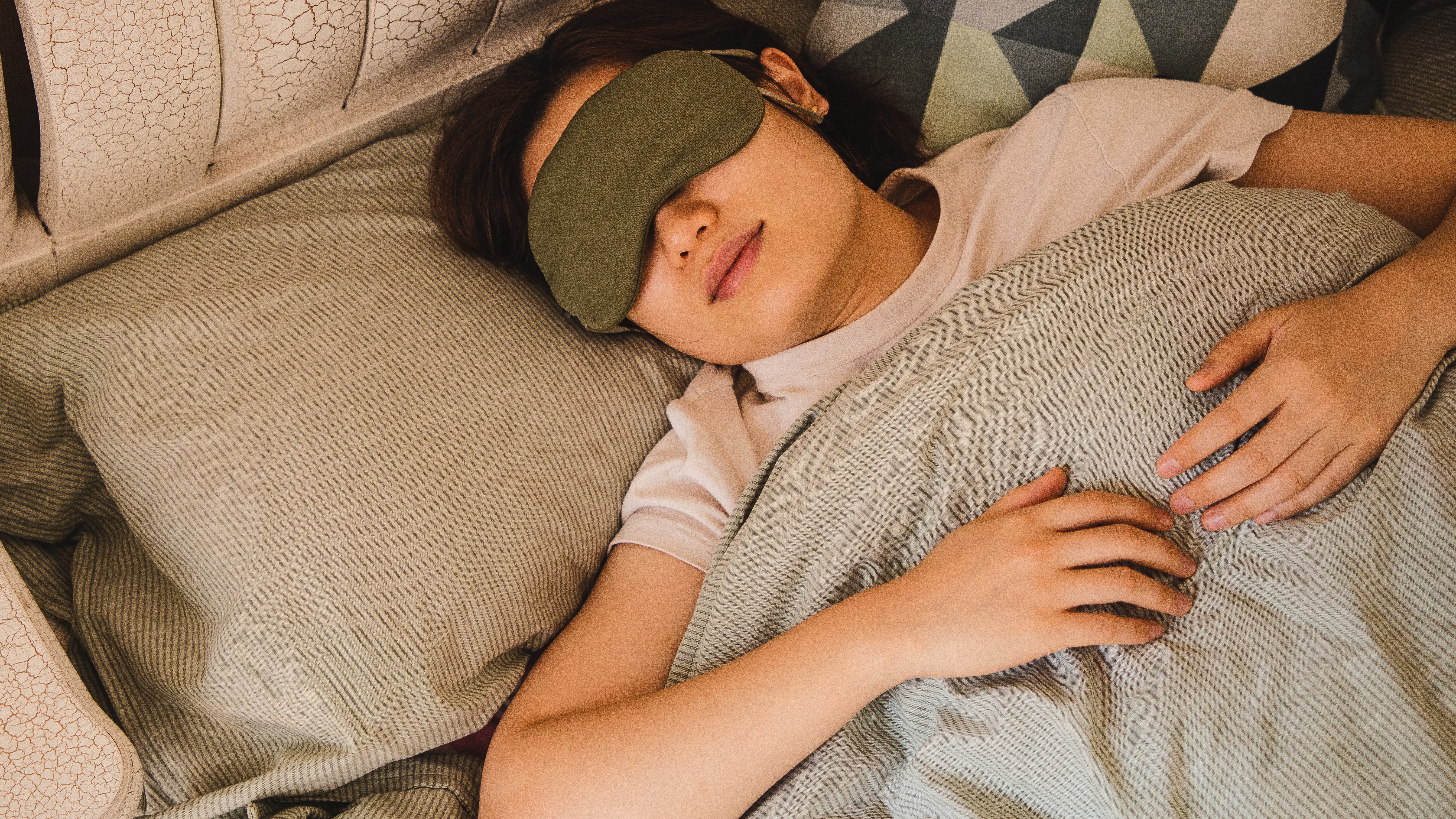 Woman sleeping soundly