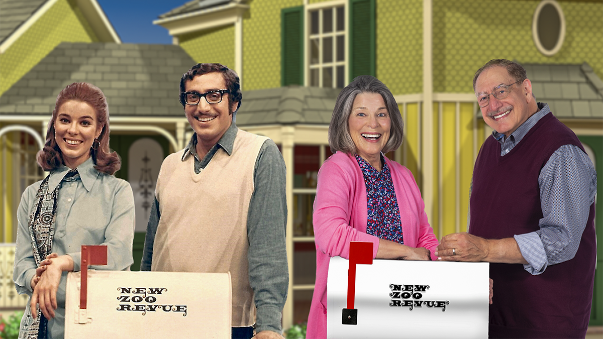 Doug Momary and Emmy Jo from 'New Zoo Revue,' back in the 1970s and today.