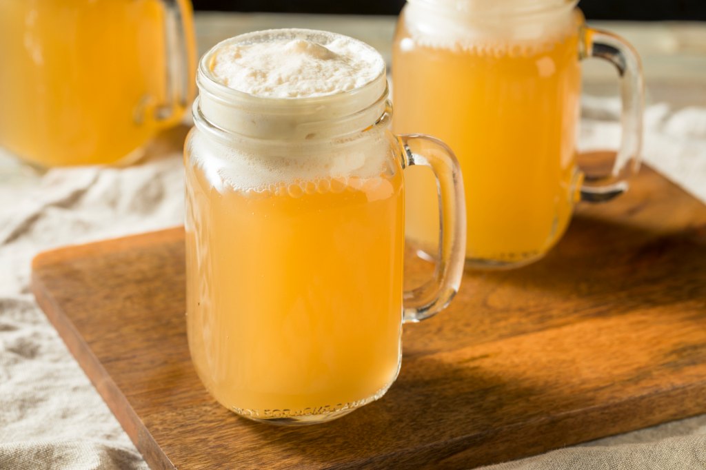 Butter beer in a mug