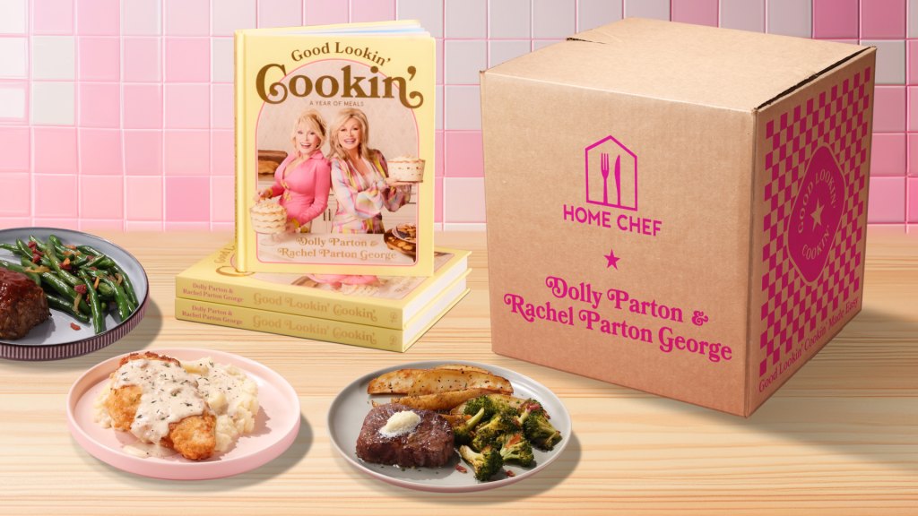 Dolly and Rachel Parton George with their Good Cookin' Lookin' Home Chef collection