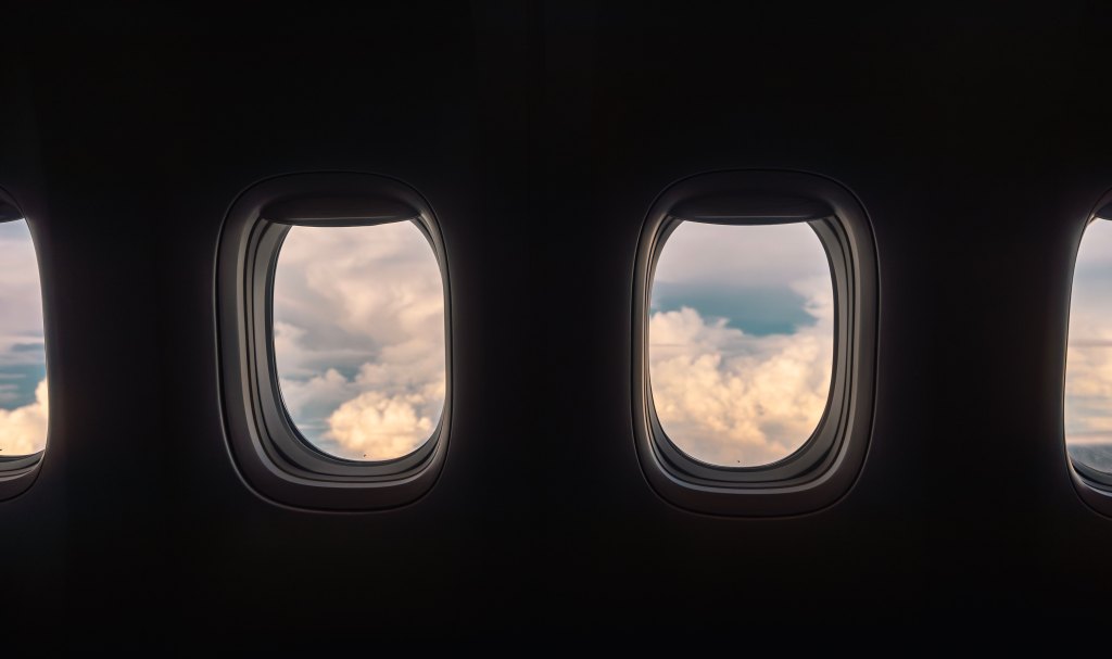 plane window
