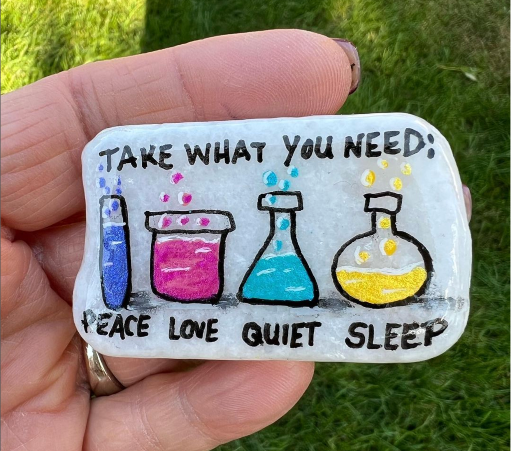 Inspirational rock art idea