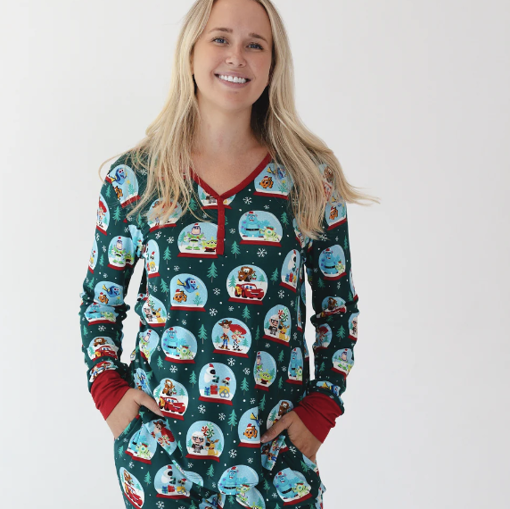 A Very Pixar Christmas Women's Pajama Top