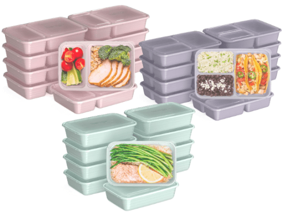 Bentgo 60 Piece Floral Pastels Polypropylene Food Storage Container