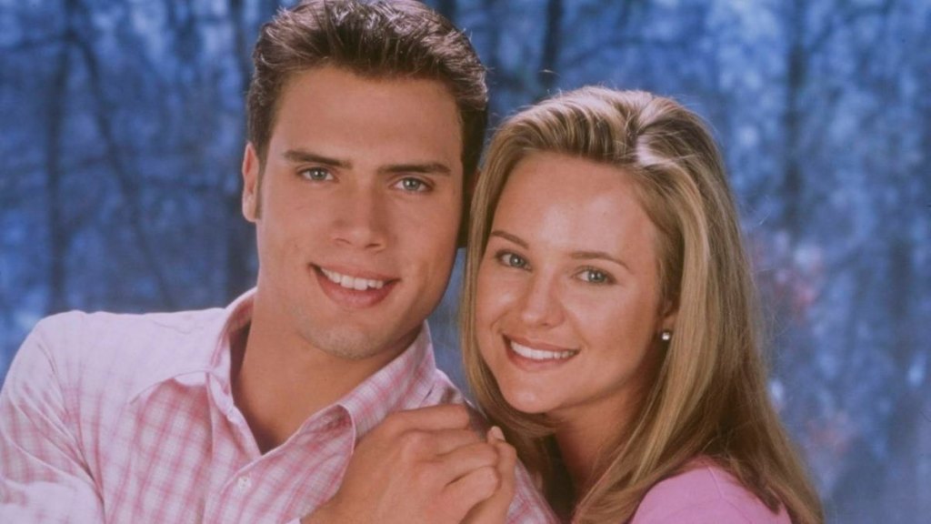 Young Restless Sharon Case and Joshua Morrow as SHaron and Nick 1996
