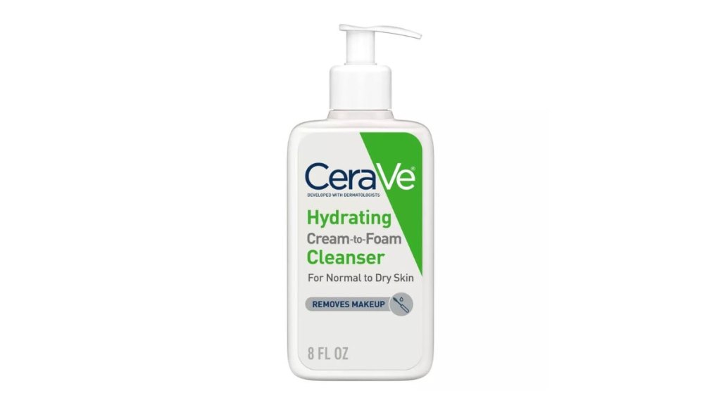 CeraVe Hydrating Cream-to-Foam Cleanser